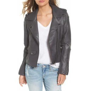 Blank NYC Easy Rider Faux Leather Moto Jacket Size L
